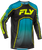 Fly Racing - Youth Rayce Bicycle Jersey Teal/black/lime Yxl - 379-055YXL