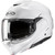Hjc - Helmet F100 Solid White 2x - EH06NUS8XWHV