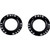 Puig Hi-tech Parts - Axle Slider Rings Univ Black - 20271N