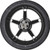 Coastal Moto - Wheel Rear Daytona W/tire Abs(tpms) Blk Cut 18" 09 Touring - PKG-DAY185BC-24ABST