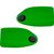 Klock Werks - Hand Guards Flare - Hydraulic Clutch - Green - KWS-01-0132-HC