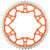 Moto-master - Fusion Series Dual Ring Sprocket (orange, 420-49t) Hus, Ktm - 620273549