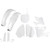 Ufo - Body Kit Yamaha Yz125/250 00-01 White - YAKIT300F@046