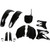 Ufo - Body Kit Yamaha Yz125/250 02-05 Black - YAKIT301F@001