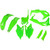 Ufo - Body Kit Kx250 Neon Green - KAKIT224F@AFLU