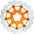 Gbrakes - Brake Rotor Front 13" Wave Floating Orange - GBDU033
