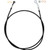 Fat Baggers Inc. - Ez Install Brake Line Full Length 64" Black Braid - 110064-B