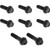 Arlen Ness - Hardware Kit Titanium 12-pnt Tc 6-spd Trap Door Black - 300-713