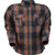 Z1r - Jacket Ashwood Flannel Gray/orange Lg -