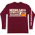 Fmf - Tee Long Sleeve Mixin Maroon Md - FA25119901MRNMD
