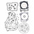 Athena - Complete Gasket Kit Kaw - P400250900074