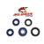 All Balls Racing - Wheel Bearing Kit Rear - 25-1201