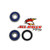 All Balls Racing - Wheel Bearing Kit Rear - 25-1323