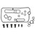 All Balls Racing - Carb. Mid Body Kit Closed Course Racing Only - 26-10124
