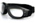 Bobster - Cruiser Goggle, Black Frame, Anti-fog Clear Lens - BCA001C