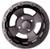 Vision Wheels - Vision Aluminum Wheel 161 Bruiser Black 12x7 - 161-127137B4
