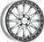 Raceline - Alpha Hyper 15x7 5x114.3 +25 Silver W/ Black Ring - A14SB-57012+25