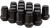 Sedona - 10mmx1.25 Tapered Lug Nuts Black 60  14mm Head 16/pk - DFC-54010B