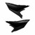 Polisport - Side Number Plates Black - 8507200003