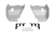 Rival Powersports Usa - Alloy Curved Rear A Arm Guards Pol - 2444.7478.1