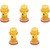 Arlen Ness - Bolt Banjo 5-pk M12x1.25 Gold 12-pt Dual F/r Mc Softail - 300-865