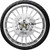Coastal Moto - Wheel Front Atlantic W/tire Abs(tpms) Ch 21"  08-23 Touring - PKG2-ATL213CH-ABST