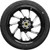 Coastal Moto - Wheel Rear Hurricane W/tire Abs (tpms) Black Cut 18" - PKG2-HUR185BC-ABST