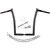 Fat Baggers Inc. - Handlebar 16" Bl Pt L Flt - 909316-B