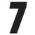 Factory Effex - Fx 2015 Numbers Factory 7" Black 7 - 08-90087