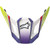 Alpinestars - S-m7 Fuse Visor Ece06 Wht/yel/flo Pur