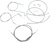 Baron - Cable Line Kit - 18" - 20" - XVS1300 - Stainless Steel - Stainless Handlebar Cable/Line Kit - BA-801300KT-18 Baron - Cable Line Kit - 18" - 20" - XVS1300 - Stainless Steel - Stainless Handlebar Cable/Line Kit - BA-801300KT-18