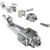 Ciro - Brackets Passanger Floorboards Chrome