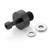 Rizoma - Mirror Mount Cut Edge Black Kaw Each