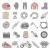 Rfx - Rear Axle Adjuster Blocks Honda