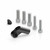 Rizoma - Universal Mirror Adapter Side Mount Black Ea