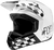 Fly Racing - Yth Kinetic Lite Rival Helmet Gloss White/black Ym