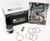 Top End kit includes: piston, rings, wrist pin, clips, top end bearing, and gasket kit<br><br>MOS2 (Teflon/Molybdenum) Coated Skirts A rolled on application process provides a bond that is 10 times stronger than other spray on coatings. Benefits include increased heat transfer, reduced friction and helping to eliminate cold seizures<br><br>Machined Smooth Heads Reflects combustion heat and reduces carbon buildup, protecting the top of the piston. Some tests have shown this feature can increase horsepower and fuel economy by up to 6%<br><br>Anodized Domes Increases heat resistance and durability; pistons with anodized domes are 75% stronger than non-anodized pistons<br><br>Hypereutectic Casting Process Provides higher silicon content for reduced expansion rates and additional wear resistance; it also has an ability to withstand higher cylinder temperatures