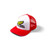 <p><font size="3">Red/White</font></p><p><font size="3">Snap-Back Hat</font></p><p><font size="3">65% Polyester / 35% Cotton / 6 panel</font></p><p><font size="3">Front patch</font></p><p><font size="3">Official Honda licensed apparel</font></p>