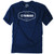 <p><font size="3">Heather Navy</font></p><p><font size="3">Mens Crew T-shirt</font></p><p><font size="3">60% Cotton 40% Poly 4.3oz. Combed Ring-Spun</font></p><p><font size="3">Screen printed front</font></p><p><font size="3">Official licensed product</font></p>