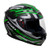 Injected thermoplastic alloy shell<br>Two shells XS-2X<br>Dual layer EPS<br>GE LEXAN scratch resistant optical shield<br>Scratch resistant smoke tint inner sun shield with anti-fog coating<br>Chin vent, two top intake vents and two rear exhaust vents for maximum ventilation and ultimate comfort<br>Audio system pocket with snaps to secure in place<br>Removable and breathable hypo-allergenic washable interior<br>Removable chin curtain<br>DOT FMVSS-218 and ECE-22-05P safety approved<br>Perfect blend of leading innovations and superior workmanship<br>Manufactured to offer high value and everlasting reliability<br>Strict quality control ensures conformance to safety standards<br><br><br>  Blade SV Street Reborn Graphic Full Face Helmet (035-257) by ZOAN®. The Blade SVS is an uncompromising blend of quality helmet and stylish graphics; packed full of features like an inner sun shield, an audio system pocket and plenty of ventilation, making this helmet your number one choice for street bike riding.<br><br>  Blade SV Full Face Helmet<br>Fabric helmet bag<br>