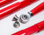 Can-Am Maverick X3 RS Red Adjustable Rear Radius Rod Set - Agency Power