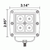 Kawasaki Teryx/Mule/KRX/Ridge Cube Flood Light - AJK Offroad