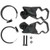 Kawasaki Mule 4010 Trans UTV Side Mirror Adapter Kit - Mounts to Profiled and Round Tube Roll Cages - ATV TEK