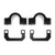 Polaris RZR XP Billet Rear Sway Bar Mount Kit - Cognito
