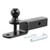 Kawasaki Mule / Ridge / Teryx 3-In-1 Ball Mount With 2" Shank And 1-7/8 - Curt
