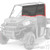 Polaris Ranger (Pro-Fit only) Rear Windshield - Dirt Warrior Accessories