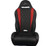 Polaris RZR Racing Highback Rt Diamond Series Seat Black/Red - Dragonfire Racing