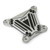 Polaris RZR Turbo S 3-PC Radius Rod Reinforcement Plate - DRT Motorsports