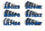 Can-Am Boat Lettering Blue/Black 3"³ Registration Kit - Hardline