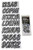 Can-Am Boat Lettering Silver/Black 3"³ Registration w/install Kit - Hardline